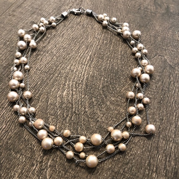 16” faux pearl necklace - Picture 2 of 2